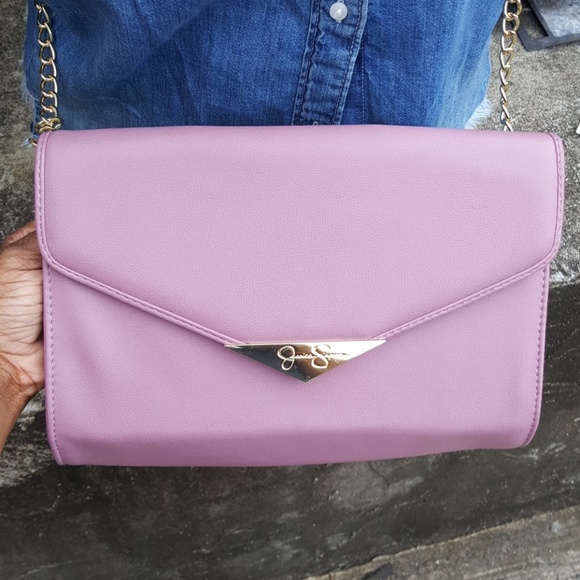 Jessica Simpsons lavender crossbody bag - Picture 2 of 7